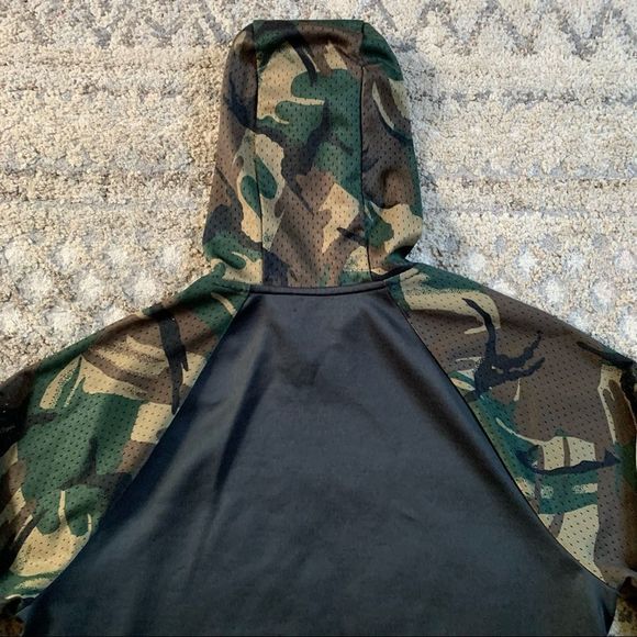 Polo Sport Ralph Lauren Stadium Camo Black Hoodie Small - Picture 8 of 10